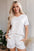 Scottie Checkered Tee Drawstring Shorts Lounge Set