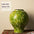 Ceramic Vase Soda Green Stoneware Vase Vintage Jar