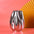 Nordic Model Room Transparent Silver-plated Ceramic Vase