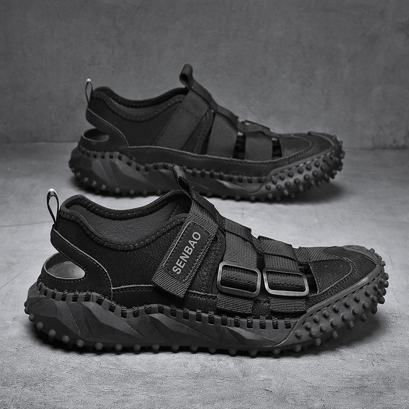 Plus Size Men's Mesh Breathable Casual Shoes Hollow Out