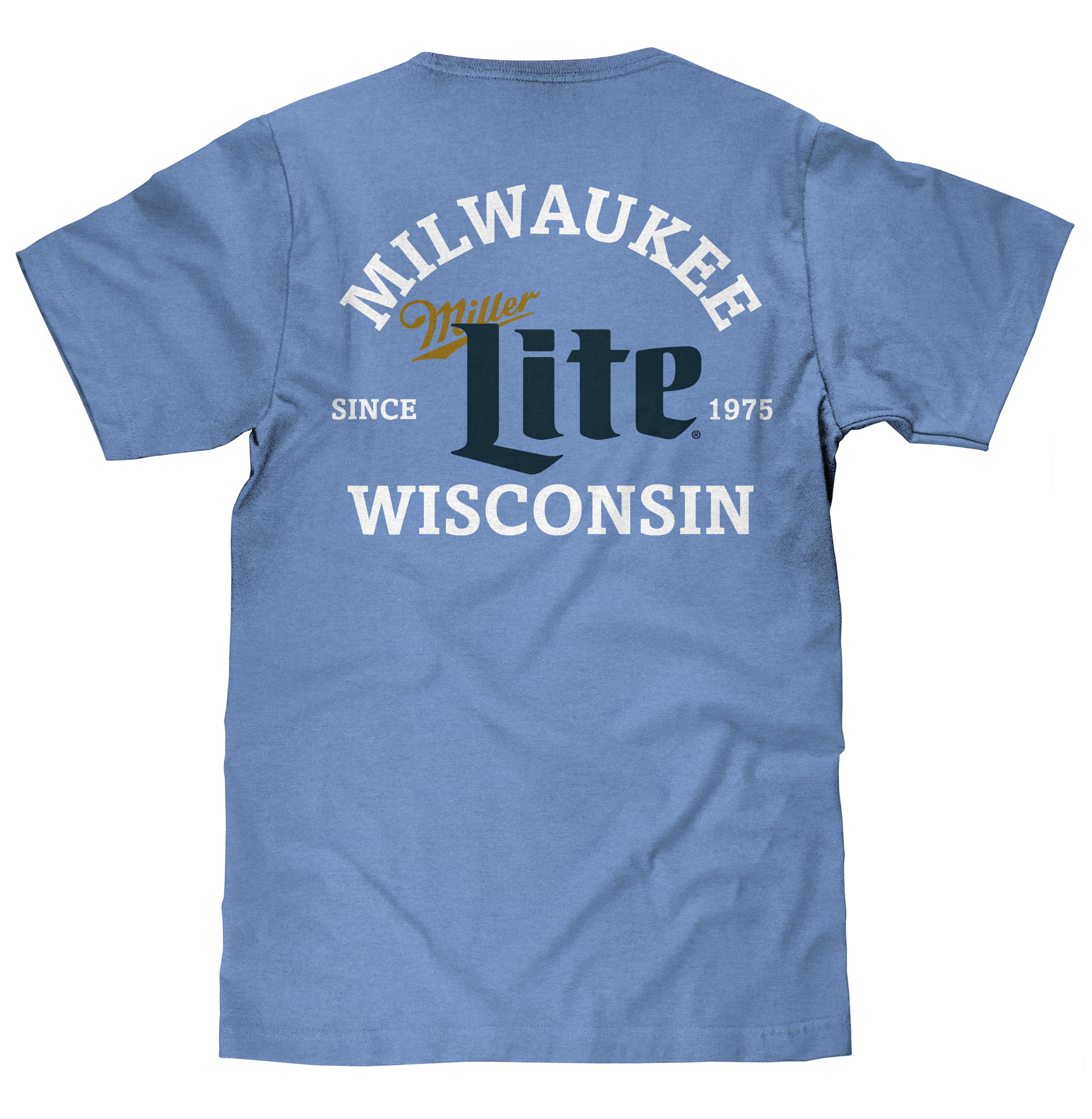 Miller Lite Milwaukee Wisconsin T-Shirt - Blue