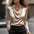 Women's Swing Collar Draped Shirts & Blouses Elegant Solid Satin Office Ladies Top Pullover Spring Long Sleeve Casual Tops
