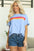 Priscilla Striped Patch Front Casual Top