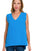 Zenana Double Gauze Raw Edge V-Neck Tank