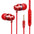 Metal Headphones Heat Tone In-ear Mobile Phone Headphones