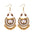 Indian Style Oil Dripping Metal Ball Earrings