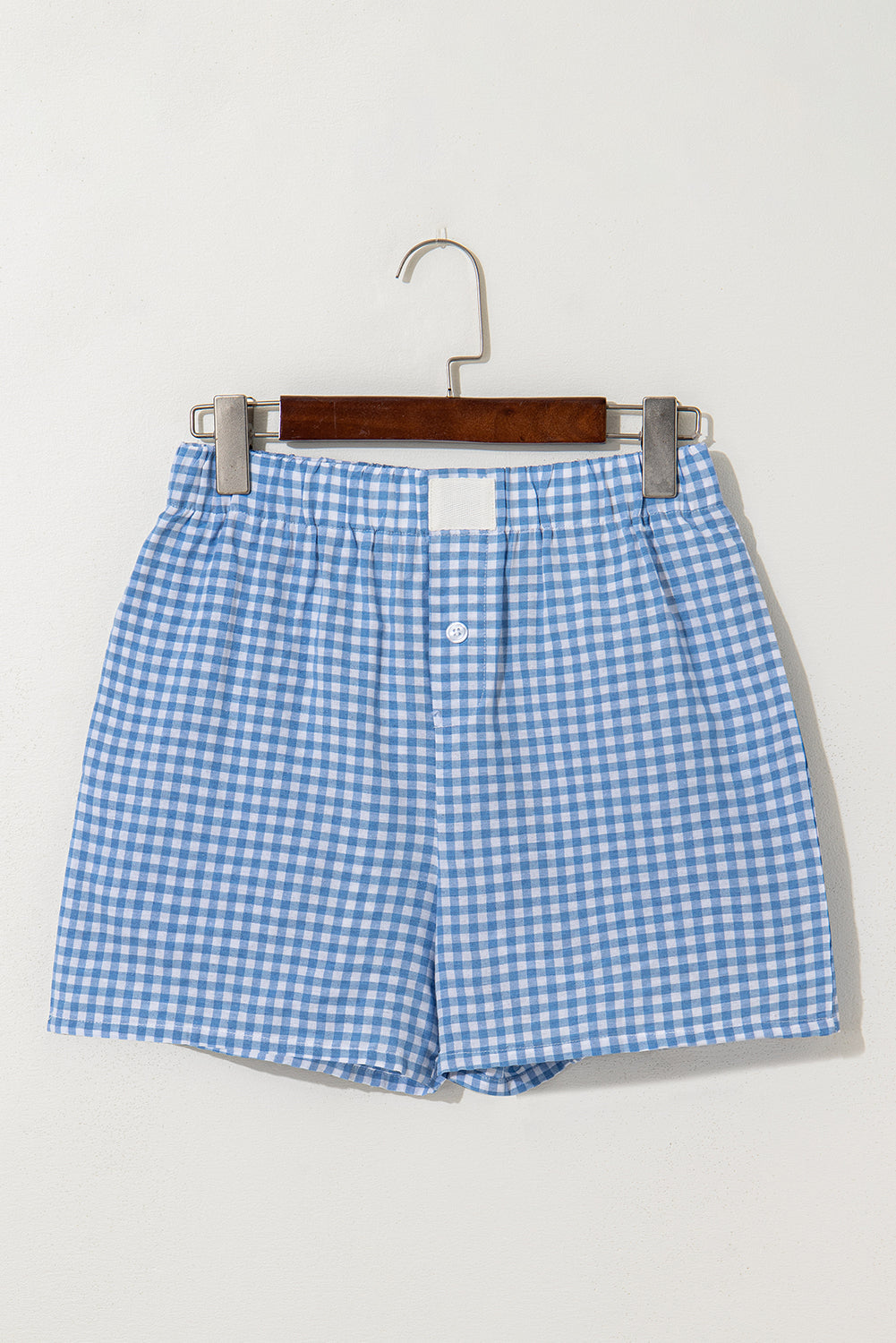 Gingham High Waist Shorts