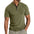 Plus Size Men's Short Sleeve Button Pocket T-shirt Polo