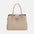David Jones PU Leather Twist-Lock Tote Bag