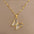 European And American Ins Crystal Zircon Butterfly Pendant Necklace