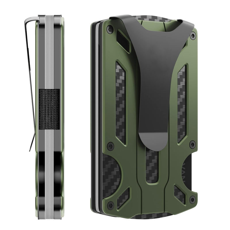 Aluminum Alloy RFID Anti-theft Card Holder Metal Wallet