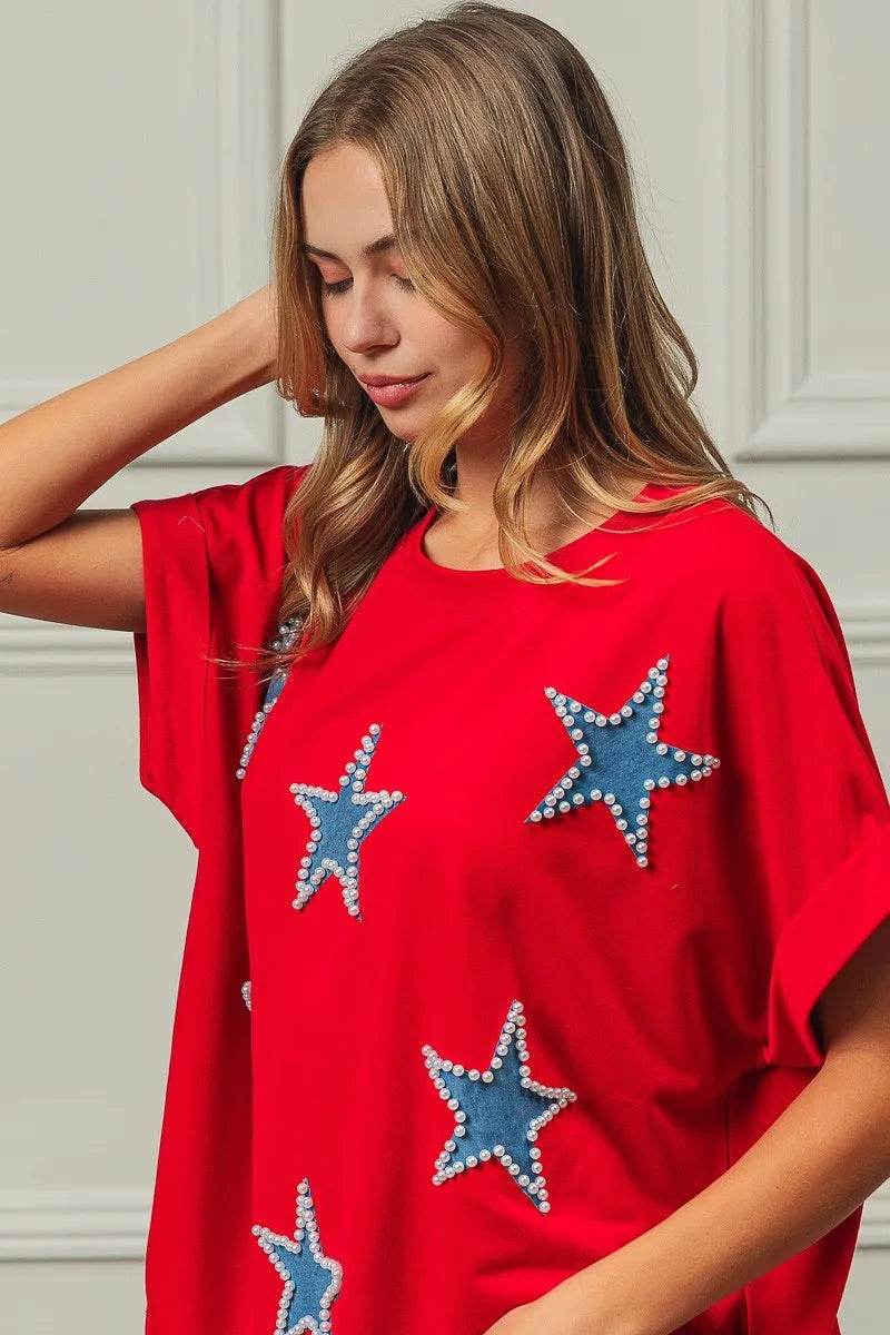 BiBi Fourth Of July Terry T-Shirt