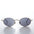 90s Small Oval Metal Frame Sunglasses - Wu