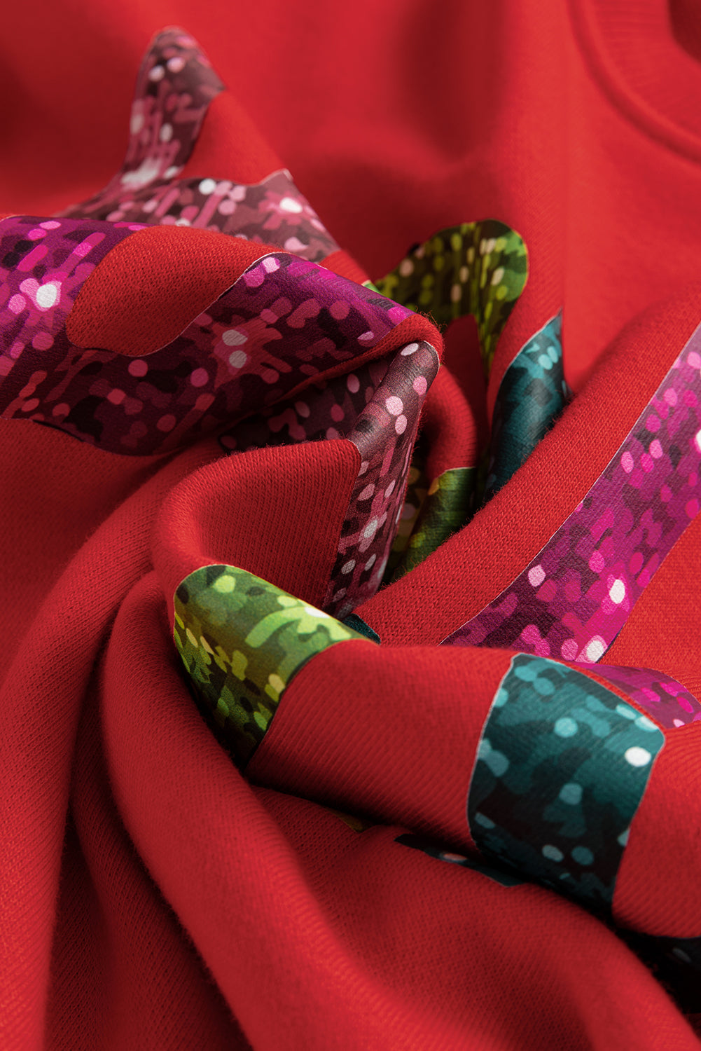 Junora Jolly Printing Christmas Pullover