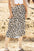 Johanna Leopard Print High Waist Midi Skirt