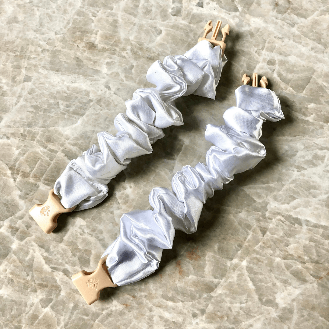 Buckle Scrunchie - Neutral Colors - No Snagging, No Tangles