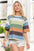 ADORA Multi Color Stripe Casual Top