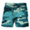 Samouflage Style Printed Loose Shorts Men