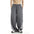 Men's Loose Casual Striped Stitching Wide Leg Track Pants