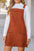 Alexis Front Pockets Corduroy Overall Dress.