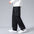 Large Loose Pockets Drawstring Boys Straight Cargo Pants