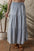 Lisa Tiered Smocked High Waist Denim Maxi Skirt