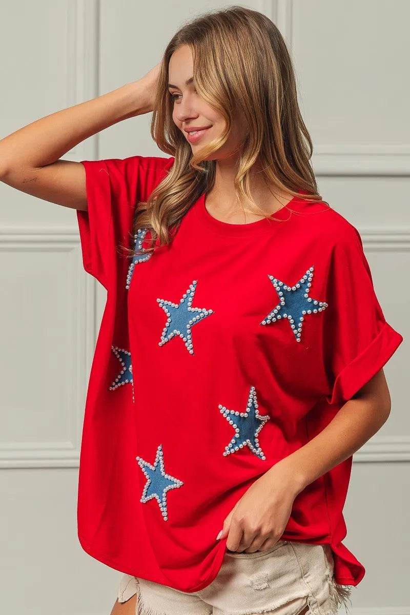 BiBi Fourth Of July Terry T-Shirt
