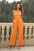 Citrus Glow | Cami & Straight Leg Pant Set – Tangerine