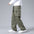 Large Loose Pockets Drawstring Boys Straight Cargo Pants