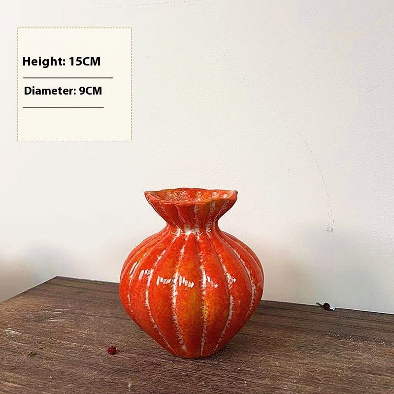 Ceramic Vase Soda Green Stoneware Vase Vintage Jar