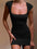 Bodycon Square Neck Mini Dress