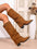 Point Toe Block Heels Boots