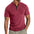 Plus Size Men's Short Sleeve Button Pocket T-shirt Polo