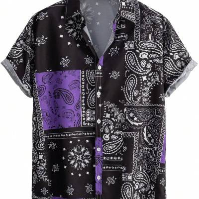 Men's Casual Creative Printed Hawaiian Shirt