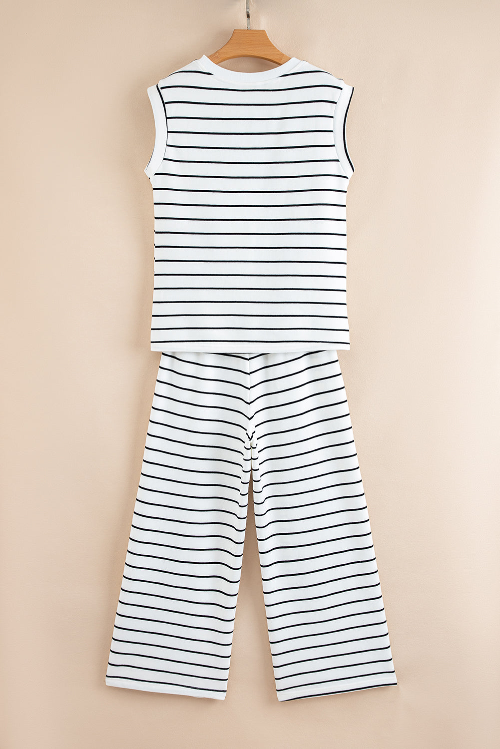 Avery Stripe Casual Wide Leg 2pcs