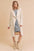 Aemi + Co Open Front Long Sleeve Longline Coat