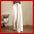 Pure Linen Plus Size Wide Leg Pants Women Drawstring Elastic