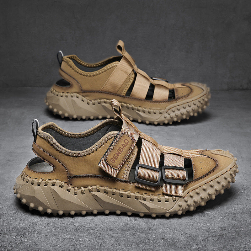 Plus Size Men's Mesh Breathable Casual Shoes Hollow Out