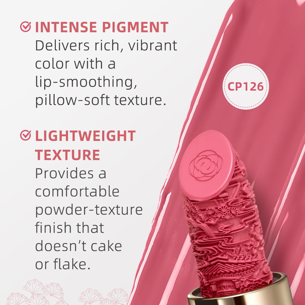 Catkin Lipstick 3pcs Set for Women, Full Coverage Shimmer Glow Finish, Long Lasting Weightless with Hydrating Creamy Texture 04