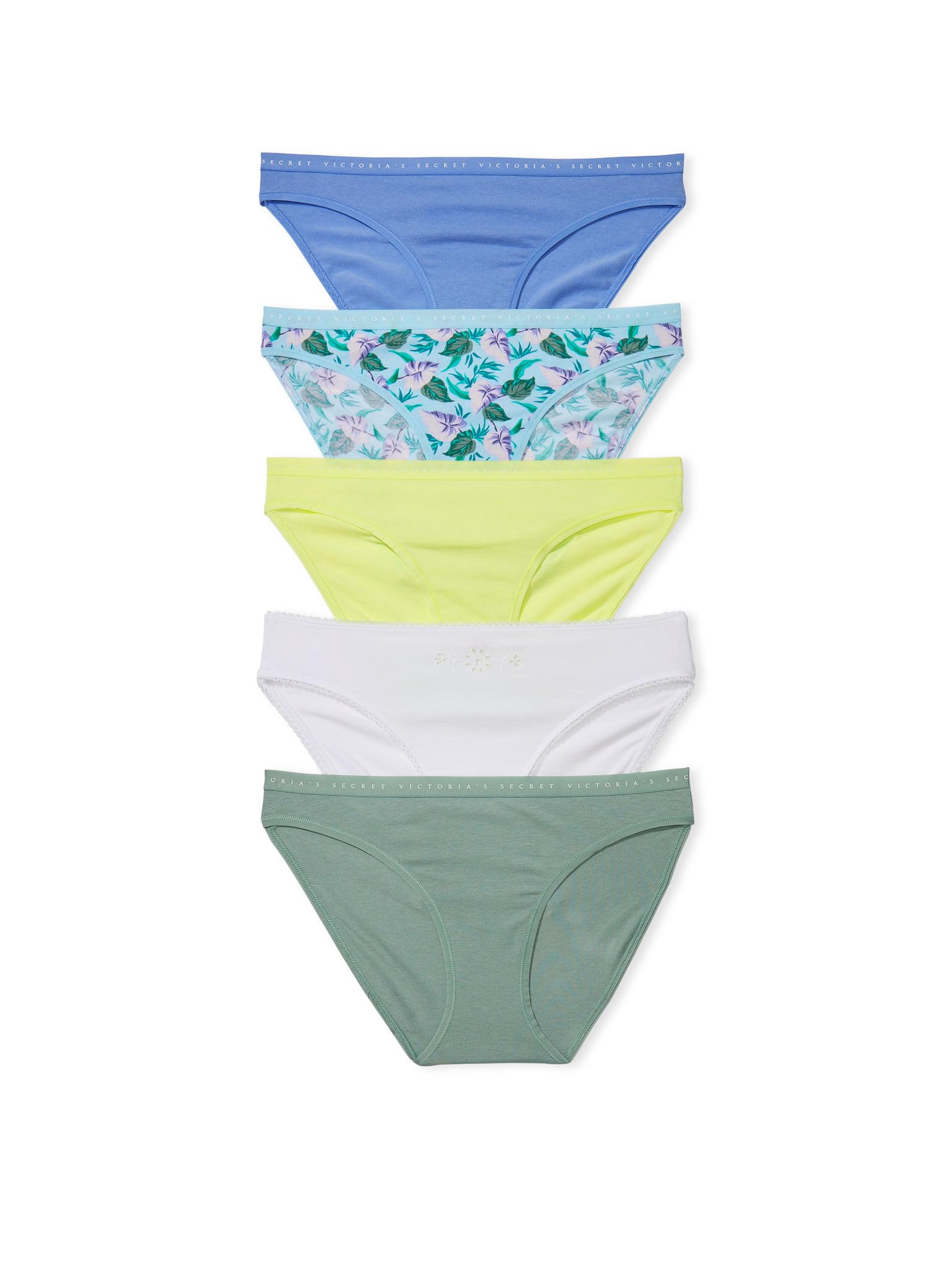 Victoria's Secret 7-Pack Stretch Cotton Bikini Panties