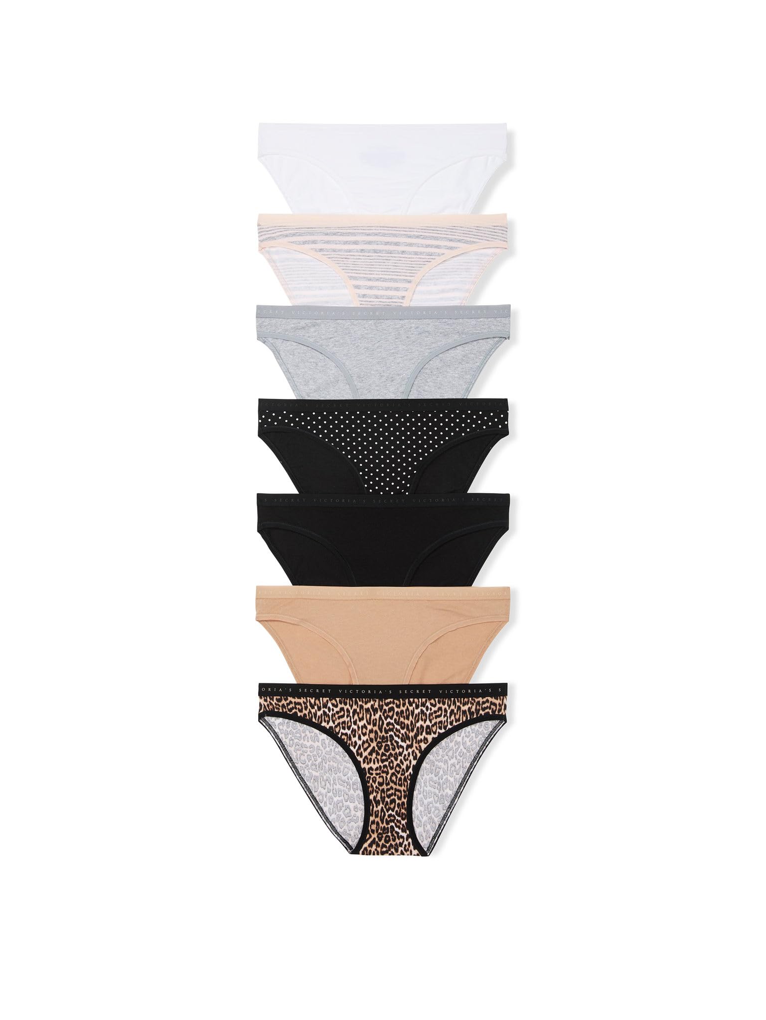 Victoria's Secret 7-Pack Stretch Cotton Bikini Panties