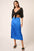 Mittoshop Side Slit Satin Midi Skirt