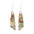 Bohemian Emperor Stone Geometric Pendant Earrings
