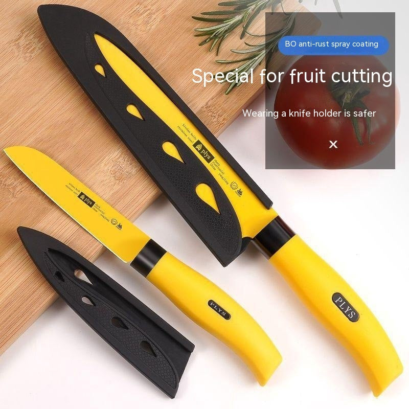 Stainless Steel Yellow Household Fruit Cutting Machine Kitchen Peel Knife Melon Portable