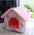Foldable Dog House Pet Cat Bed Winter Dog Villa Sleep Kennel Removable Nest Warm Enclosed Cave Sofa Pets Supplies