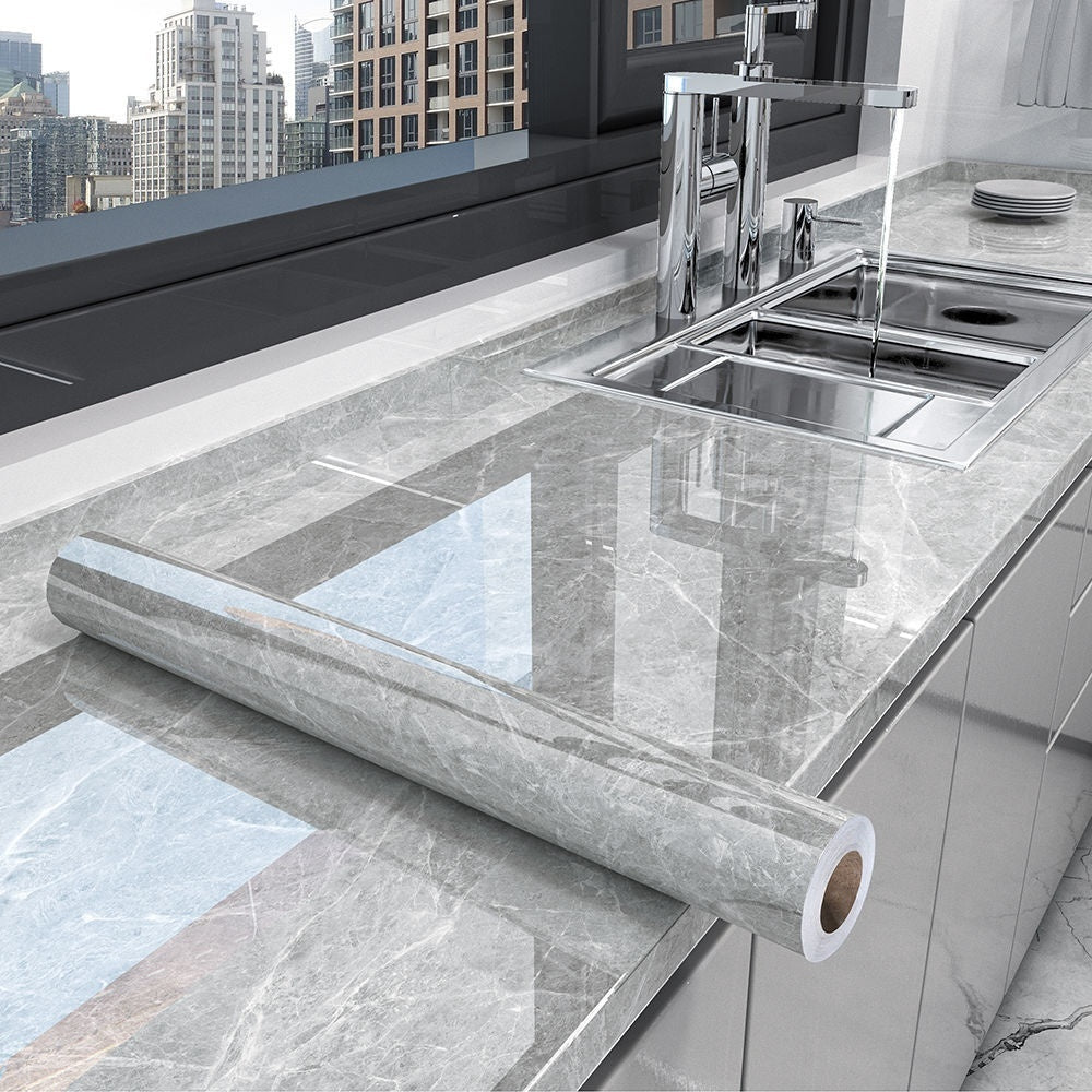 Kitchen Renovation Self-adhesive Cabinets Range Hood Thick Wallpaper