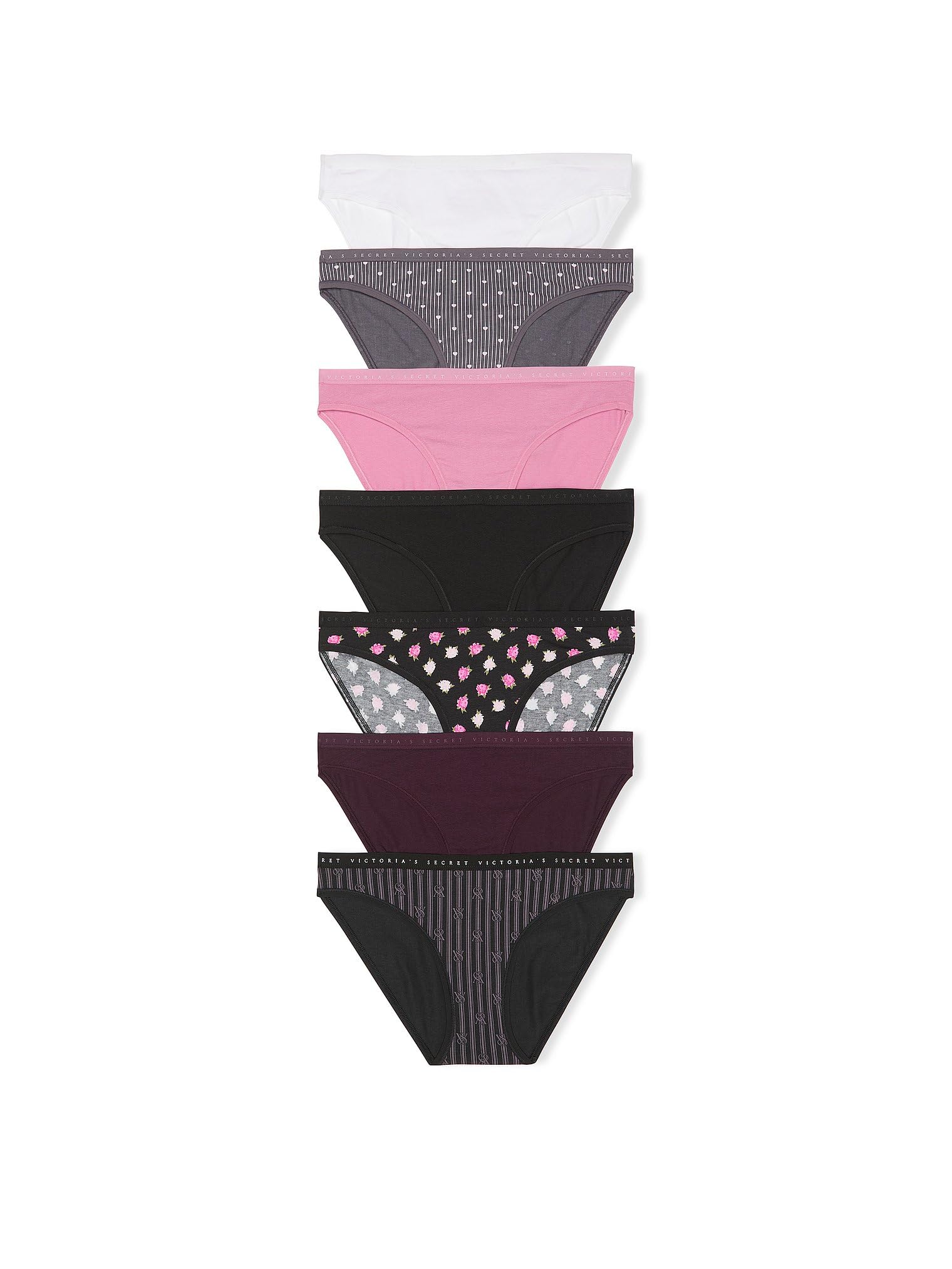 Victoria's Secret 7-Pack Stretch Cotton Bikini Panties