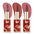 Catkin Lipstick 3pcs Set for Women, Full Coverage Shimmer Glow Finish, Long Lasting Weightless with Hydrating Creamy Texture 04