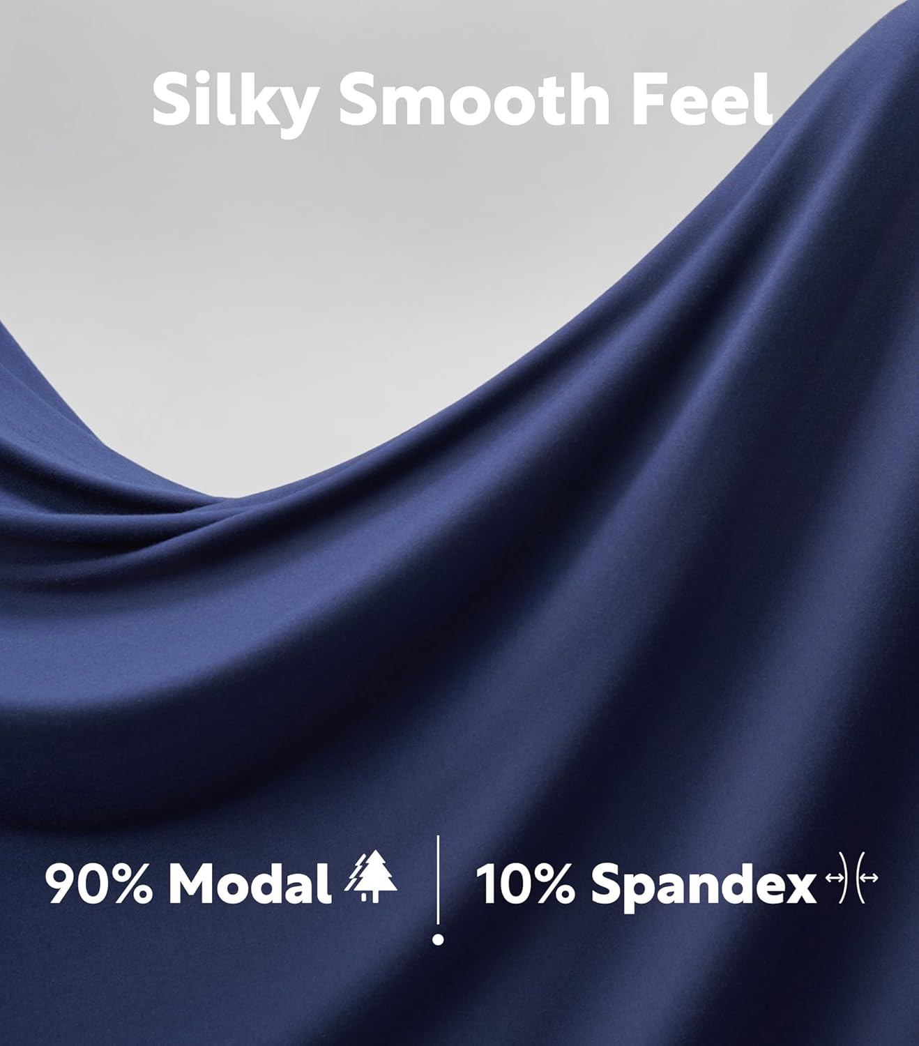 DAVID ARCHY Men's Underwear Ultra Soft Modal Dual Pouch Briefs Support Comfortable lightweight Briefs for Men 4 or 7 Pack