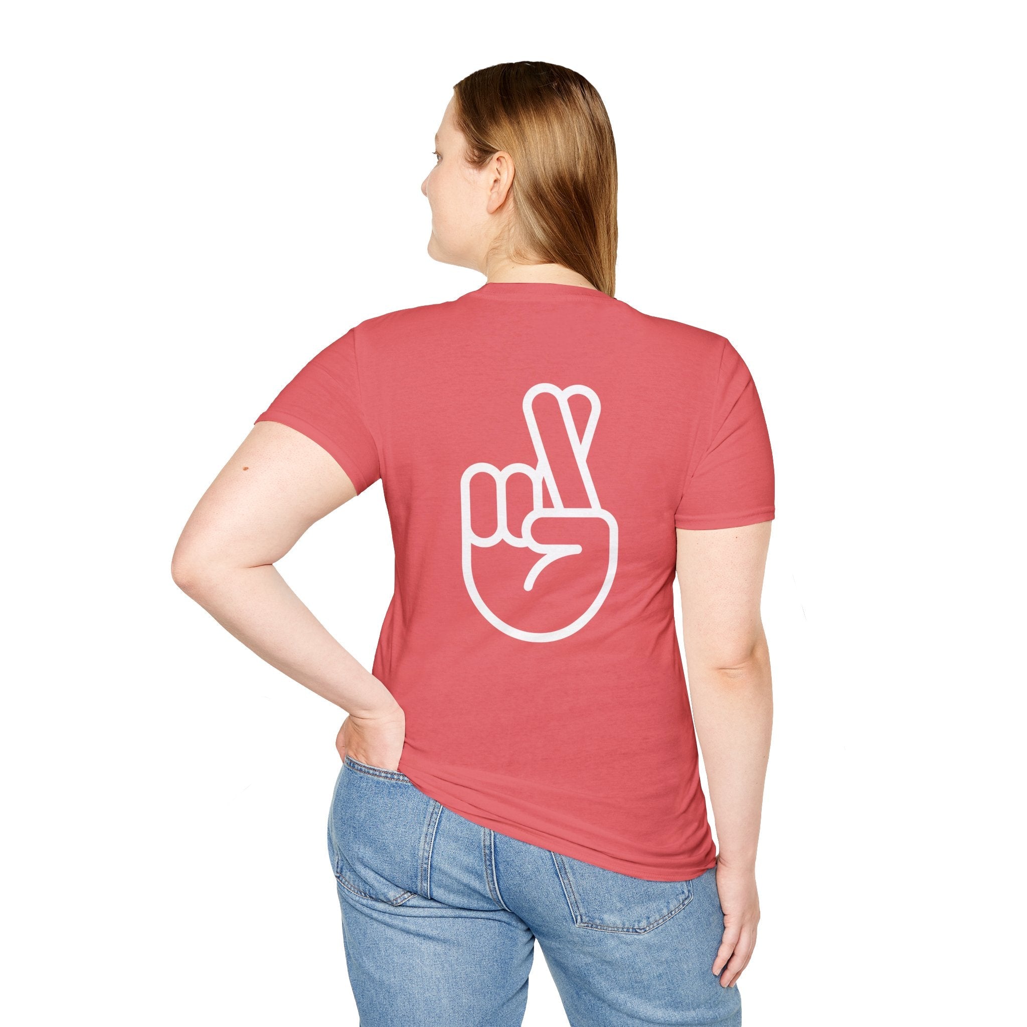 Just One More Women's T-shirt - Fingers Crossed Design for Adults